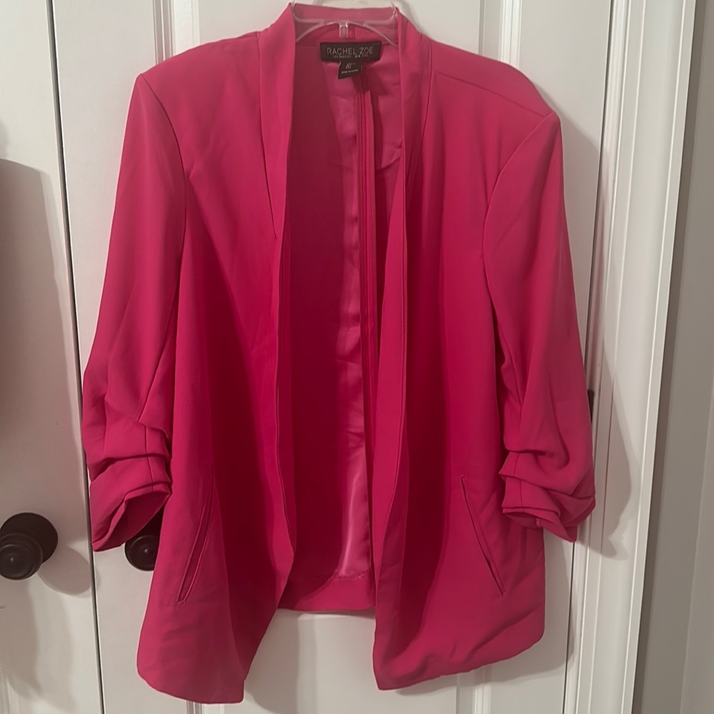 Rachel Zoe bright pink blazer. NWOT